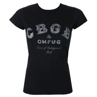 t-shirt metal donna CBGB - Classic Logo - ROCK OFF, ROCK OFF, CBGB