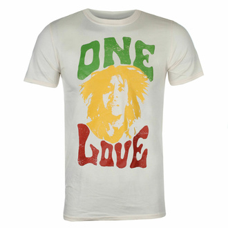 Maglietta da uomo Bob Marley - One Love Face - natura - DRM13541200