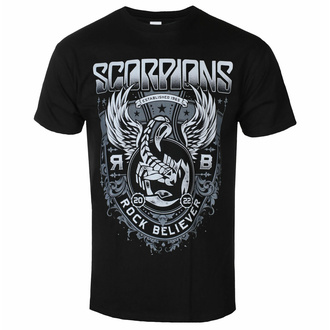 Maglietta da uomo Scorpions - Rock Believer Ornaments - Nero - DRM14057100