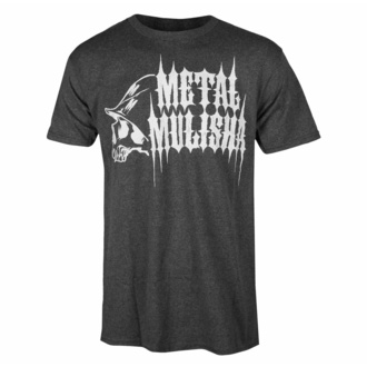 Maglietta da uomo METAL MULISHA - RE-CHECK - CHARCOAL HEATHER, METAL MULISHA