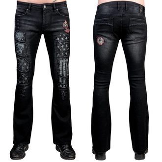 pantaloni (jeans) WORNSTAR - Riven - Nero - WSGP-RVN