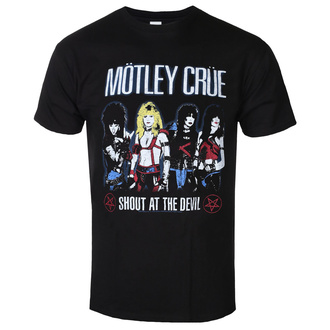 t-shirt metal uomo Mötley Crüe - Shout At The Devil - ROCK OFF, ROCK OFF, Mötley Crüe